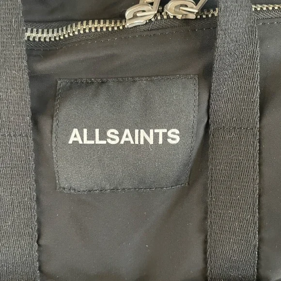 All Saints Black Travel Bag - Picture 13 of 16